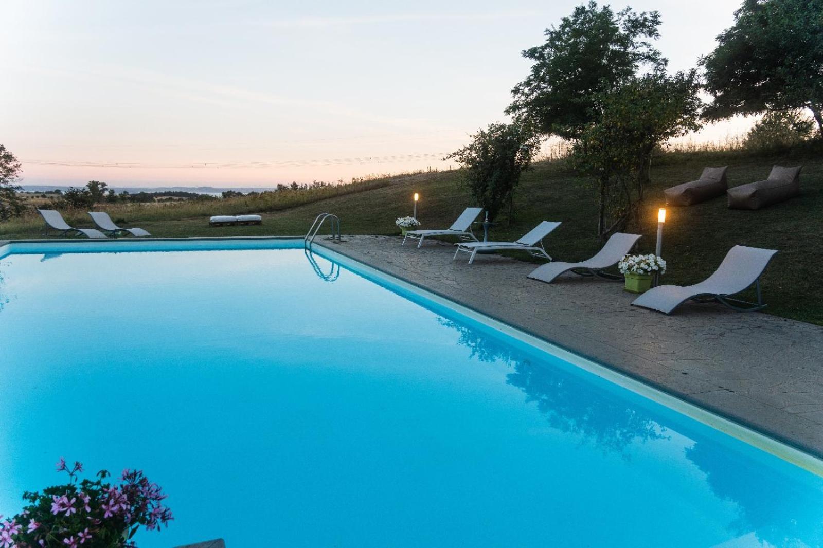 Collina Blu Bed & Breakfast Болсена Екстериор снимка